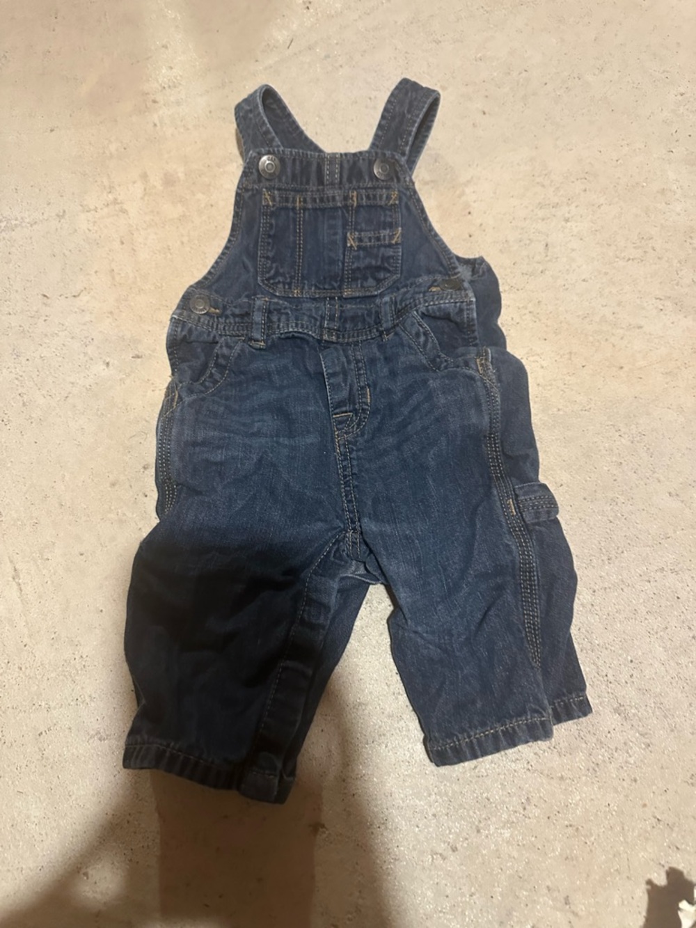 GAP Dark Blue Denim Overalls for Kids